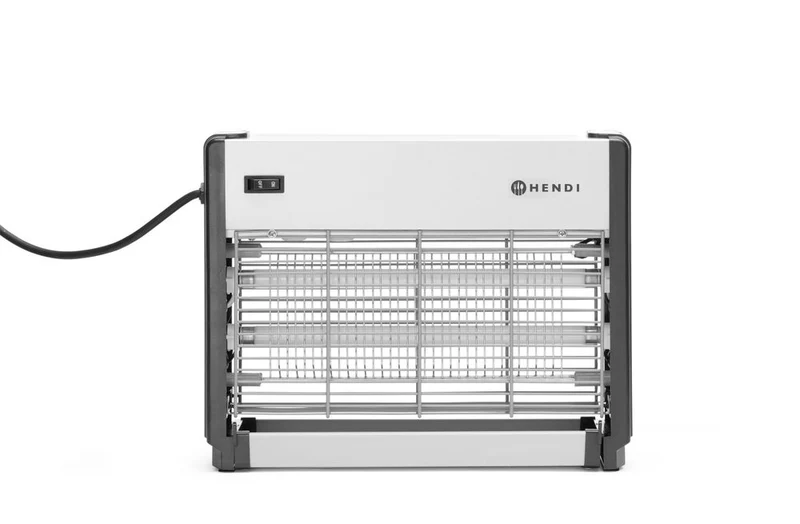 HENDI Insektenvernichter – elektronisch – Wirkungsbereich: 50 m² – 230 V / 26 W – 379 × 103 × 265 mm