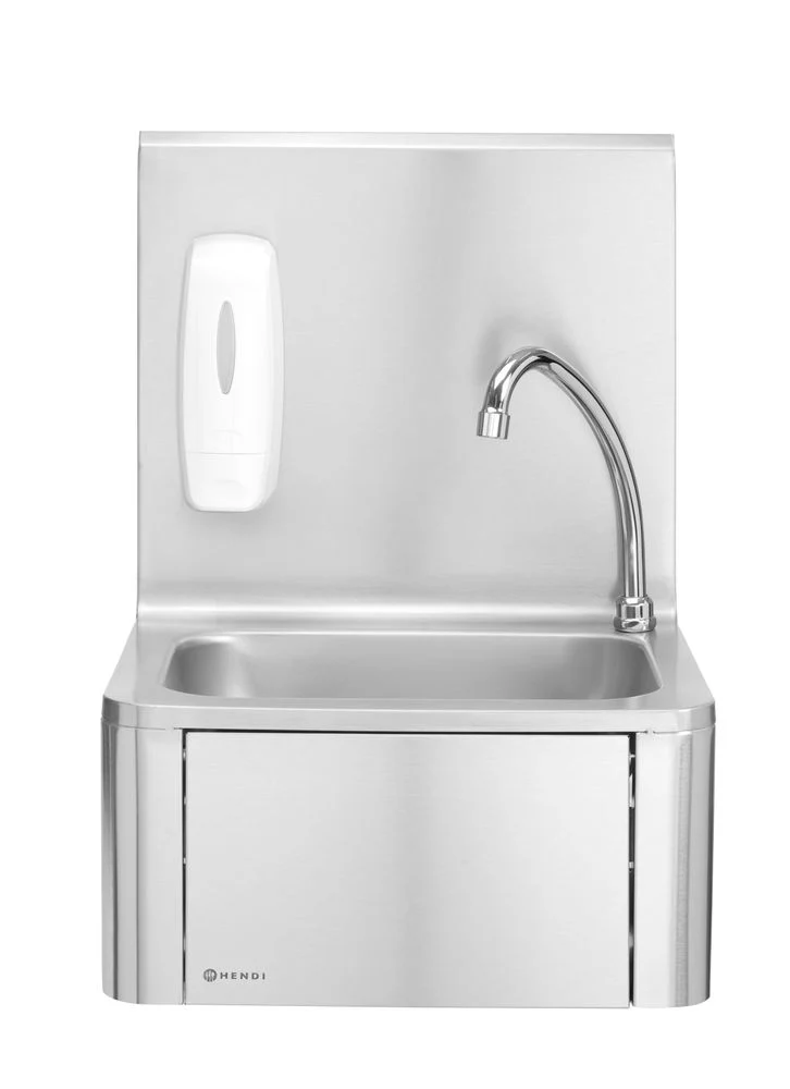 HENDI Handwaschbecken mit Kniebedienung – 400 × 330 × 560 mm