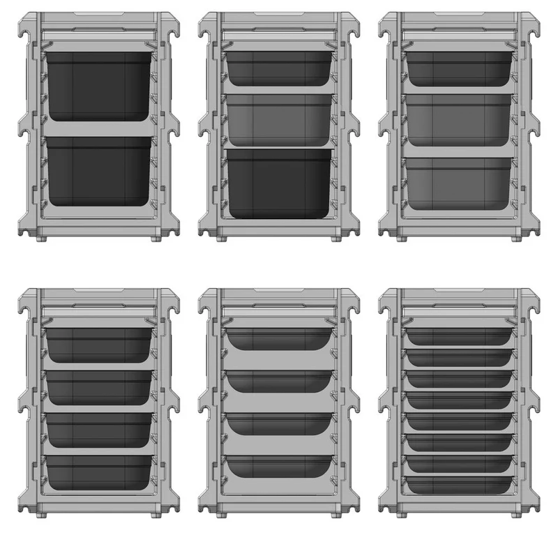 HENDI Thermo Catering-Container – Profi Line – GN 1 / 1 – 100 l – 635 × 465 × 660 mm
