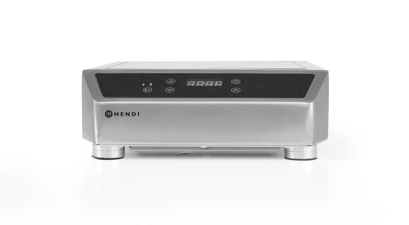 HENDI Induktionskochfeld 3500 D – Profi Line – 230 V / 3500 W – 342 × 431 × 116 mm