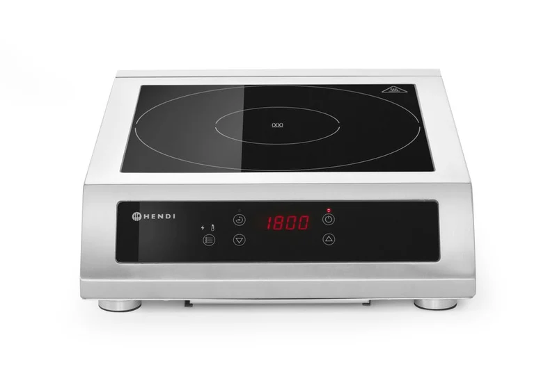 HENDI Induktionsherd 3500 D XL – Profi Line – 230 V / 3500 W – 390 × 490 × 120 mm