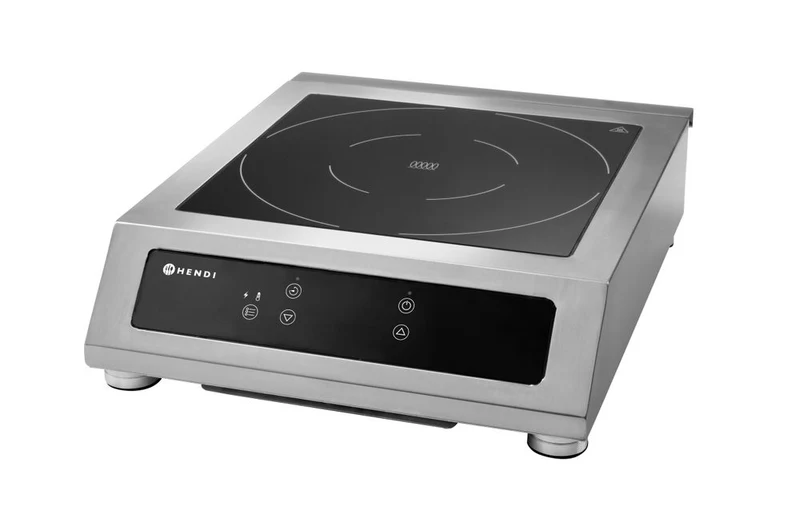 HENDI Induktionsherd 3500 D XL – Profi Line – 230 V / 3500 W – 390 × 490 × 120 mm