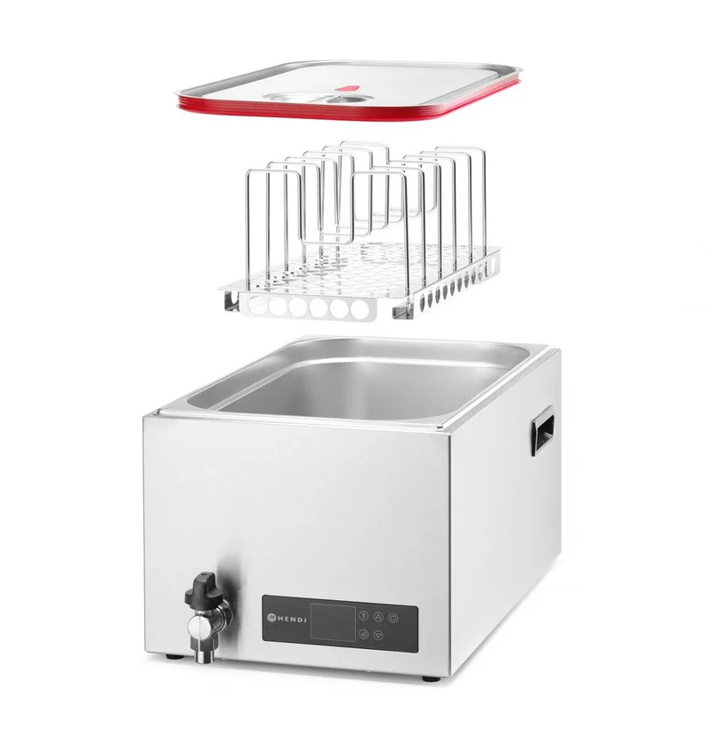 HENDI Sous-Vide-Gerät GN 1 / 1 – 20 l – 230 V / 600 W – 350 × 680 × 275 mm