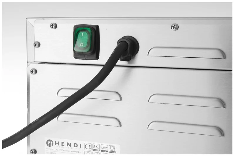 HENDI Gar- und Warmhalteofen – 230 V / 1200 W – 495 × 690 × 413 mm