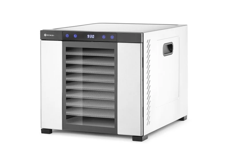 HENDI Dörrgerät Profi Line – Profi Line – 10 Bleche – 230 V / 1000 W – 430 × 550 × 416 mm