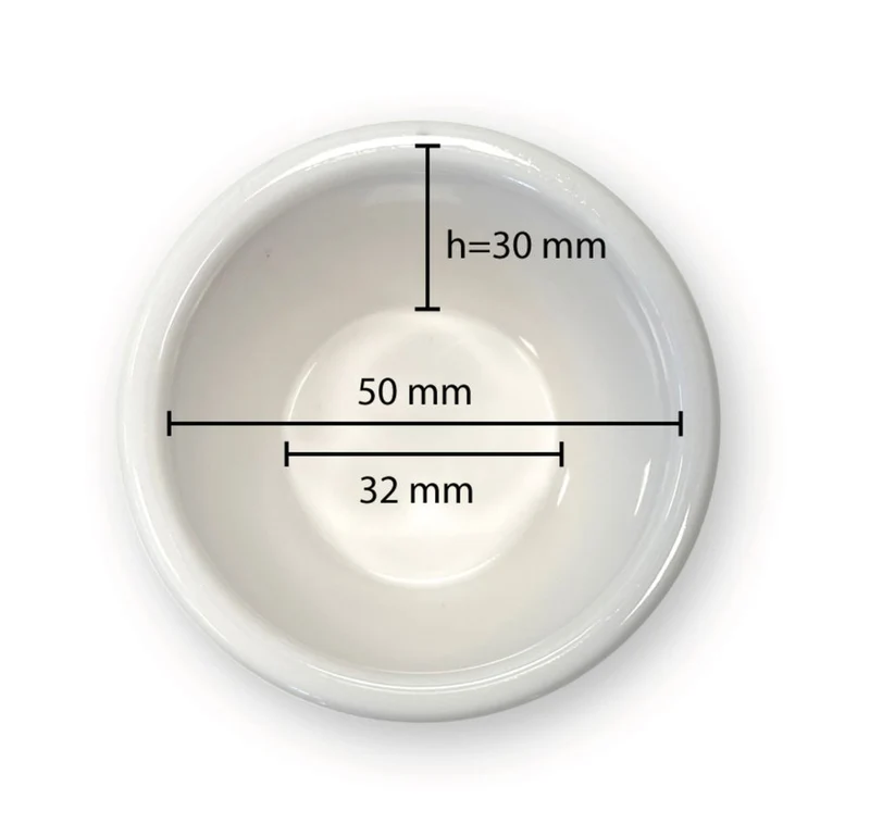 HENDI Auflaufförmchen – 0,045 l – Elfenbein – Ø 60 × H 35 mm – 12 Stück
