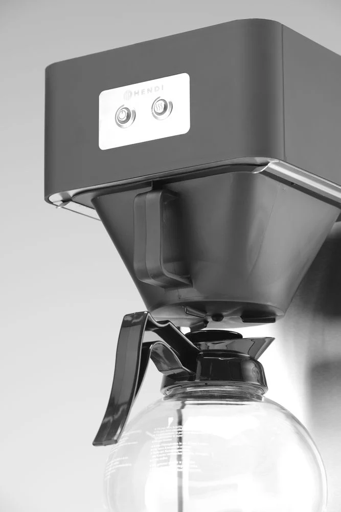 HENDI Filterkaffeemaschine – Profi Line – Schwarz – 230 V / 1480 W – 421 × 213 × 423 mm