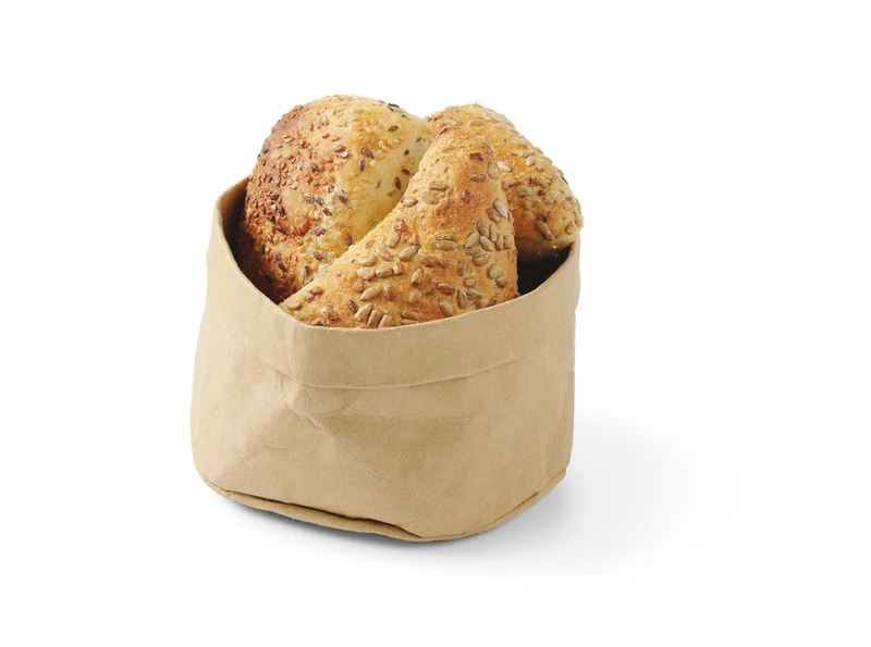 HENDI Brottasche aus Papier – Beige – 170 × 170 × 150 mm