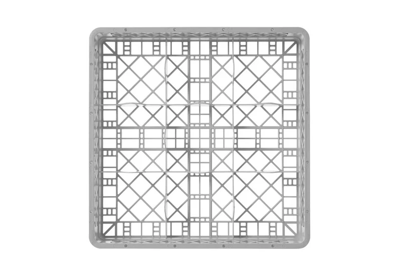 HENDI Gläserkorb für Geschirrspüler – 9 Fächer – 500 × 500 × 104 mm