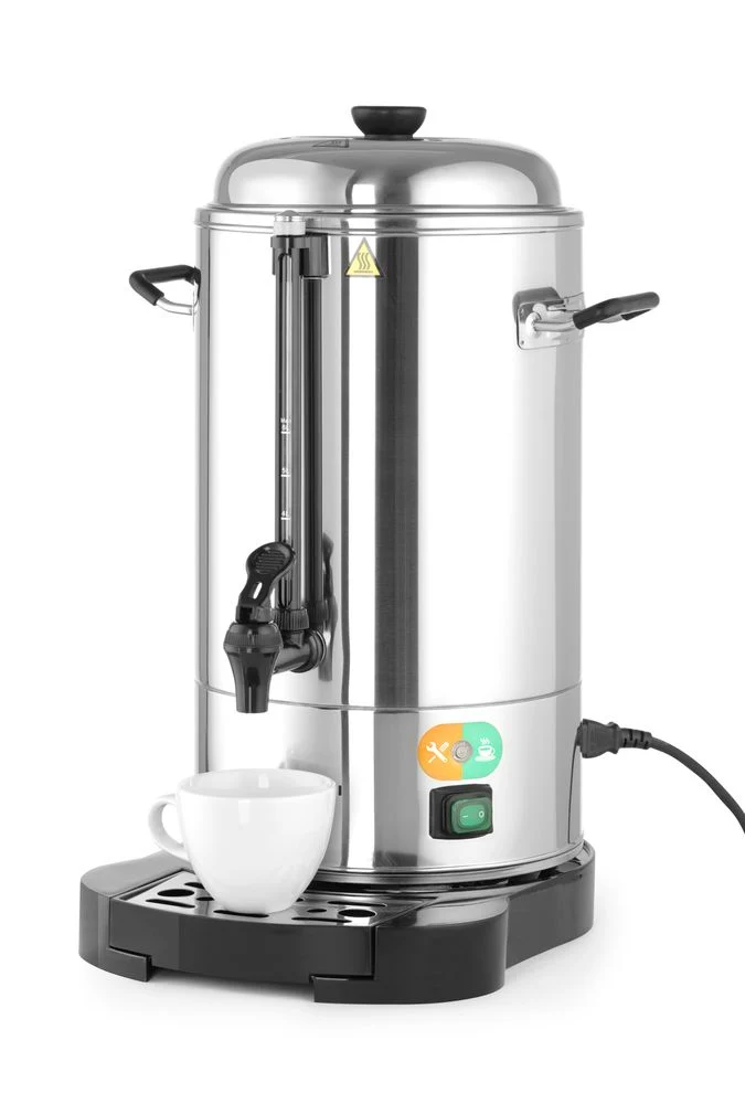 HENDI Kaffee-Perkolatoren – doppelwandig – 6 l – 230 V / 1500 W – 316 × 350 × 480 mm