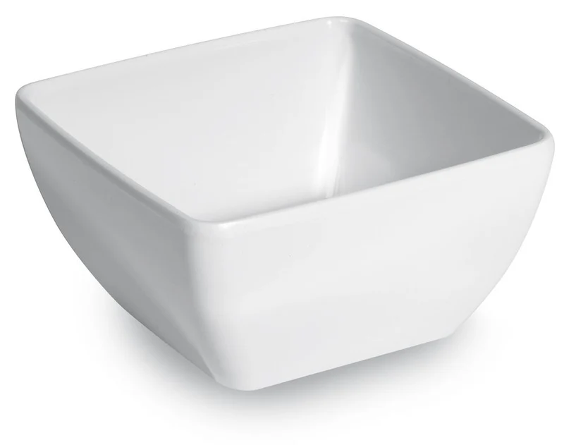 HENDI Quadratische Schüssel – Weiß – 190 × 190 × 100 mm
