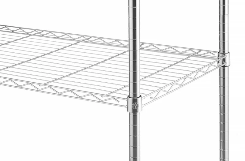 HENDI Lagerregal mit 5 Fächern – Chrom – 910 × 455 × 1830 mm