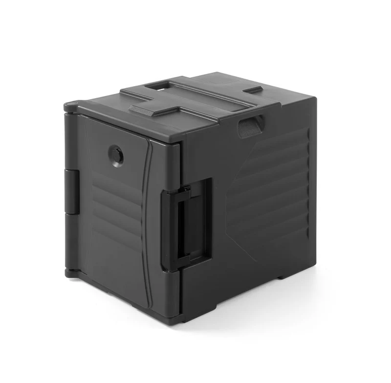 AmerBox Thermo Catering-Container 2x GN 1 / 1 200 – Dunkelgrau – 477 × 680 × 620 mm