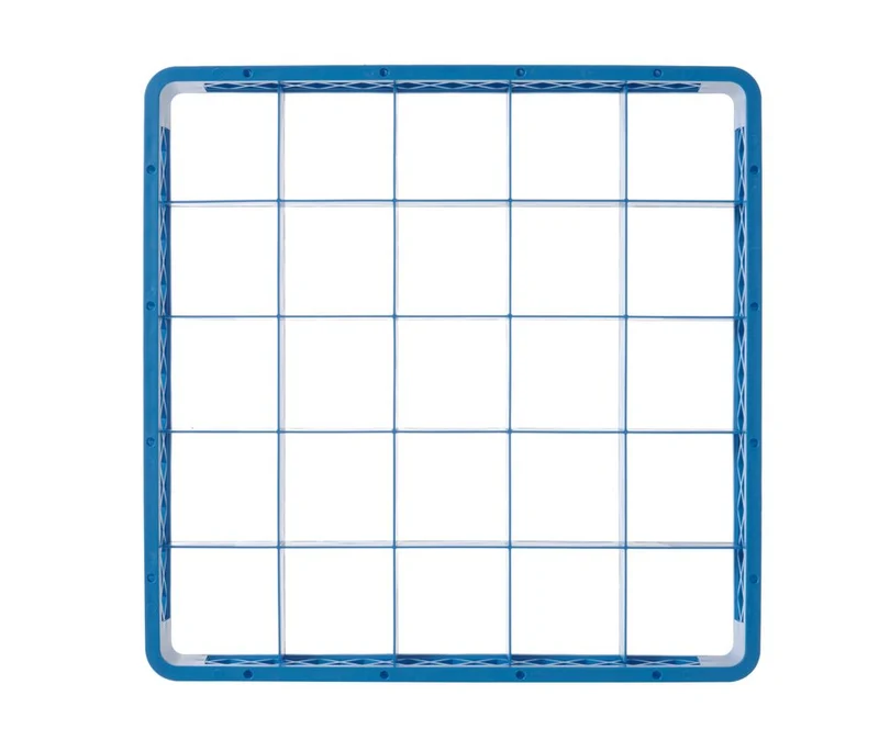 HENDI Aufsatz für Geschirrspülkorb – 25 Fächer 88 × 88 mm – 500 × 500 × 45 mm