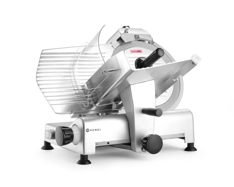 HENDI Aufschnittmaschine 300 Profi Line – Profi Line – 230 V / 420 W – 602 × 573 × 456 mm