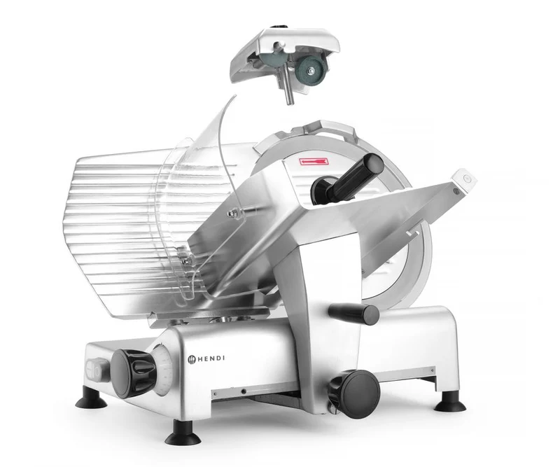 HENDI Aufschnittmaschine 300 Profi Line – Profi Line – 230 V / 420 W – 602 × 573 × 456 mm