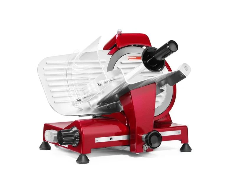 HENDI Aufschnittmaschine Profi Line 220 rote Sonderedition – Profi Line – 230 V / 280 W – 506 × 435 × 347 mm