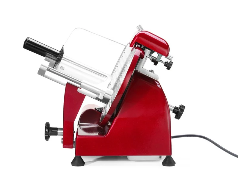 HENDI Aufschnittmaschine Profi Line 220 rote Sonderedition – Profi Line – 230 V / 280 W – 506 × 435 × 347 mm