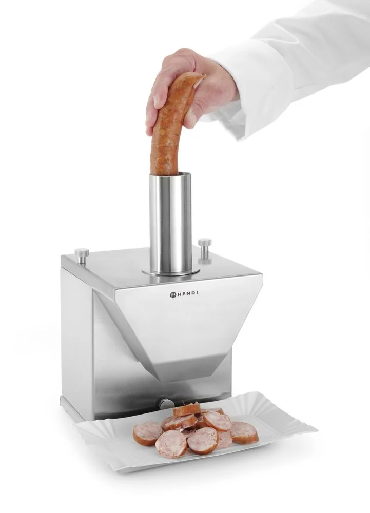 HENDI Wurstschneider - elektrisch – 230 V / 135 W – 255 × 187 × 330 mm