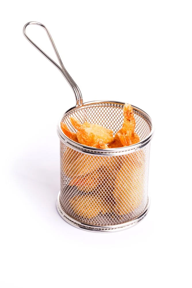 HENDI Miniatur-Snack-Frittierkörbe – 90 × 90 × 90 mm