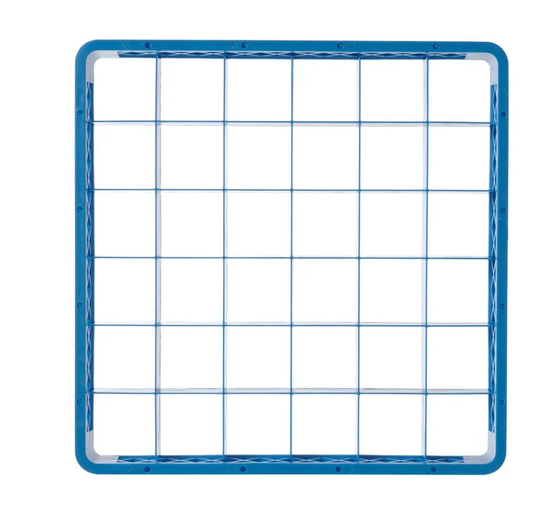 HENDI Aufsatz für Geschirrspülkorb – 36 Fächer 73 × 73 mm – 500 × 500 × 45 mm