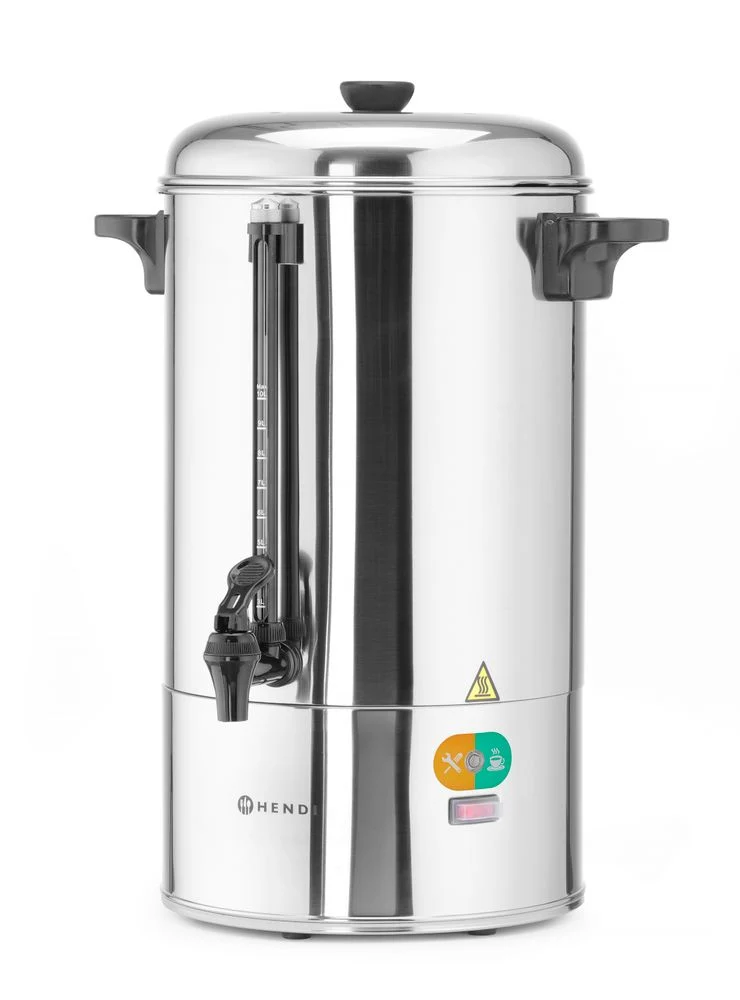 HENDI Perkolatoren einwandig – 10 l – 230 V / 1500 W – 406 × 390 × 522 mm
