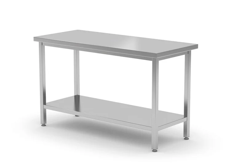 HENDI Zentraler Arbeitstisch – verschraubt – Profi Line – 1200 × 700 × 850 mm