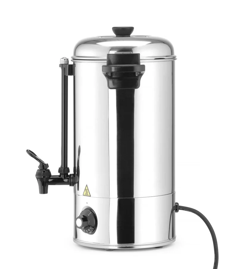 HENDI Heißgetränkespender – 9 l – Silber – 230 V / 2200 W – 340 × 227 × 468 mm