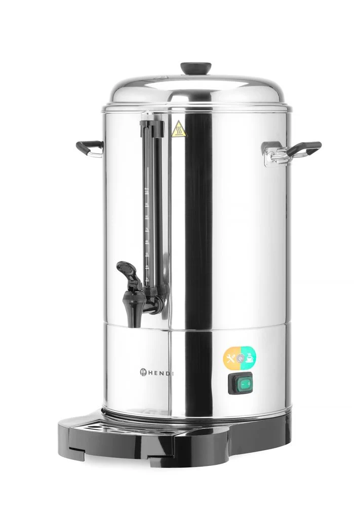 HENDI Kaffee-Perkolatoren – doppelwandig – 10 l – 230 V / 1500 W – 370 × 390 × 525 mm