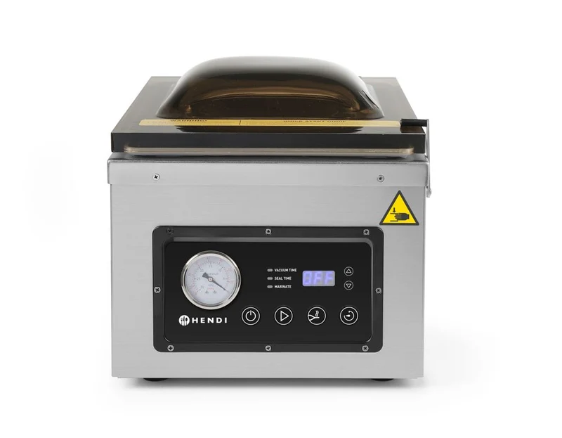 HENDI Vakuumkammer-Verpackungsmaschine – Profi Line – Dichtungsband: 300 mm – 230 V / 950 W – 367 × 425 × 364 mm