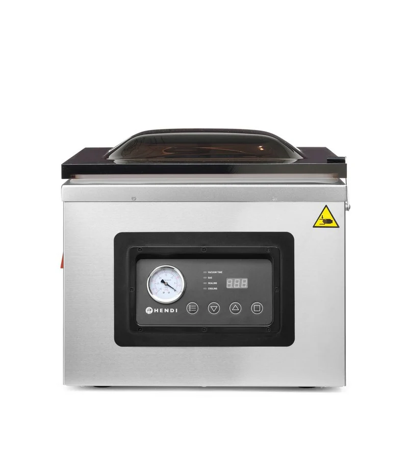 HENDI Vakuumkammer-Verpackungsmaschine Profi Line 410 – Profi Line – Dichtungsband: 410 mm – 230 V / 1100 W – 510 × 625 × 455 mm