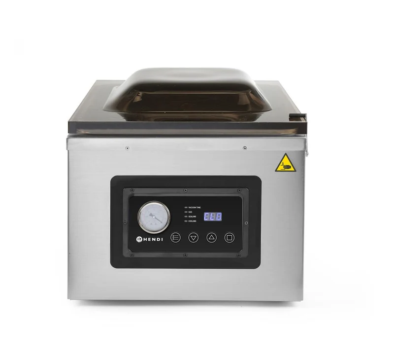 HENDI Vakuumkammer-Verpackungsmaschine Profi Line 410 – Profi Line – Dichtungsband: 410 mm – 230 V / 1100 W – 510 × 625 × 455 mm