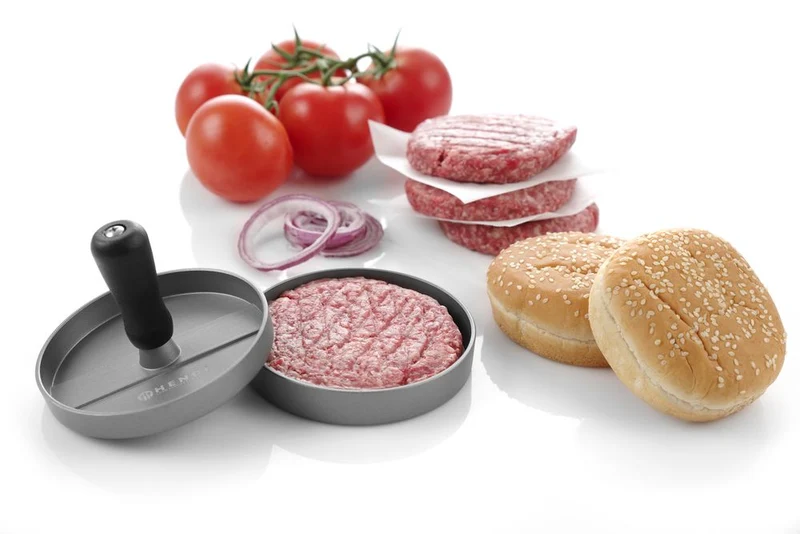 HENDI Hamburgerpresse – Ø 120 × H 80 mm