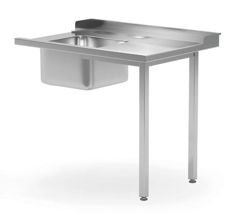 HENDI Ladetisch mit Spülbecken für Geschirrspüler – rechte Seite – 1200 × 700 × 850 mm