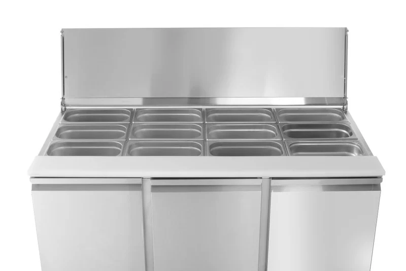 Arktic Saladette – dreitürig 380 L – 253 l – 230 V / 310 W – 700 × 1380 × 868 mm