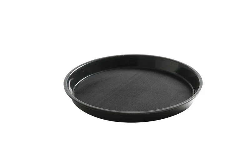HENDI Serviertablett rund mit hohem Rand – Ø 360 × H 39 mm