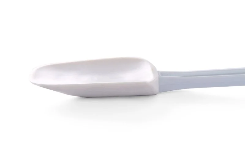 HENDI Schaberlöffel geformt – Kitchen Line – Weiß – 254 × 57 mm