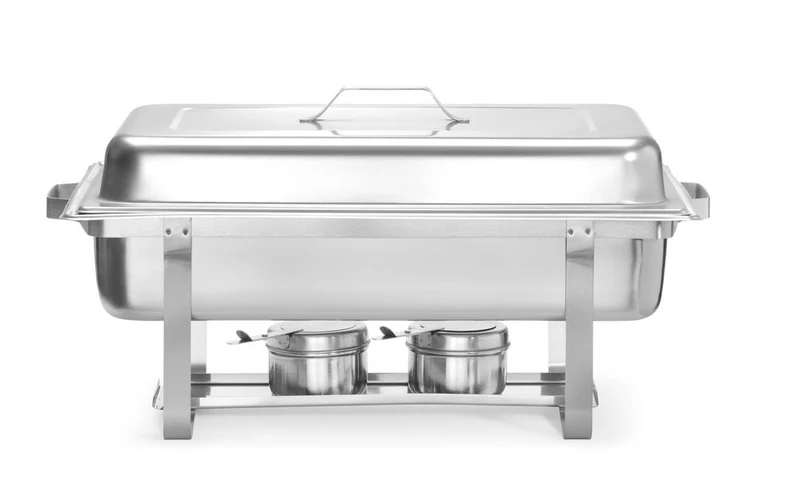 HENDI Chafing Dish Gastronorm 1 / 1 – Kitchen Line – 9 l – 600 × 358 × 295 mm – 2 Stück