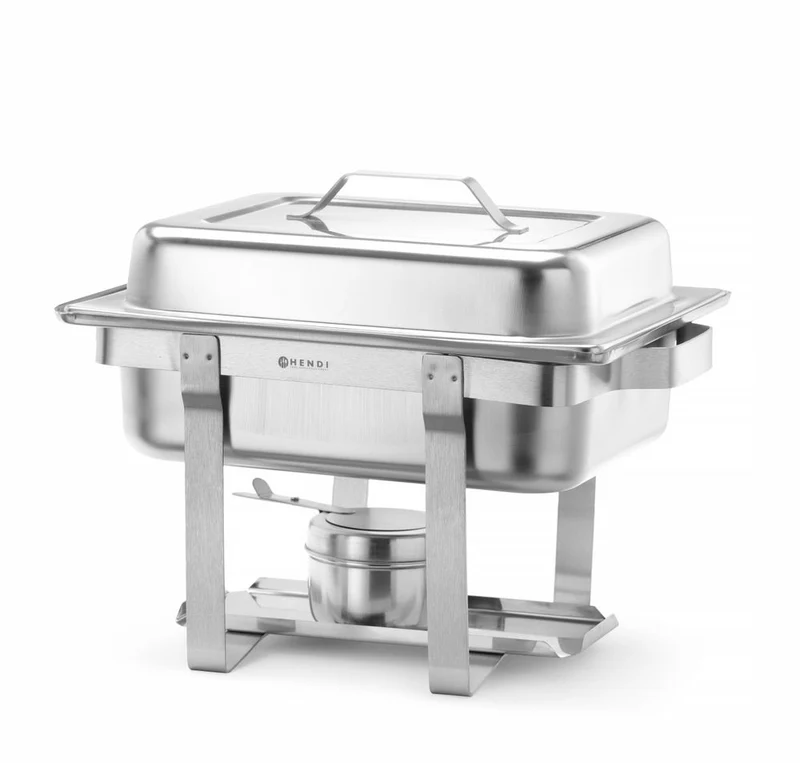HENDI Chafing Dish Gastronorm 1 / 2 – Kitchen Line – 4,5 l – 385 × 295 × 310 mm