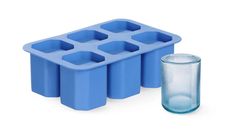 BarUp Eiswürfelform – Shotglas – Blau – 125 × 190 × 60 mm