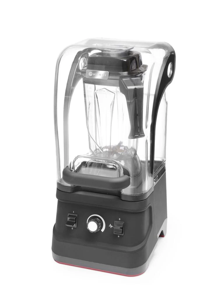 HENDI Mixer mit Schallschutzhaube – 2,5 l – Schwarz – 230 V / 1680 W – 250 × 300 × 540 mm