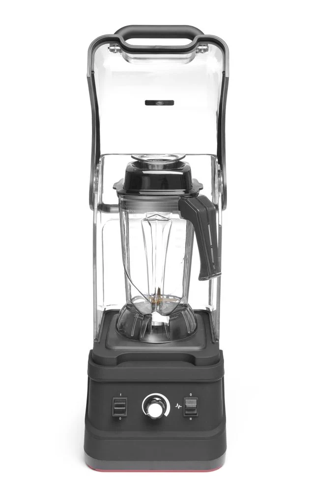 HENDI Mixer mit Schallschutzhaube – 2,5 l – Schwarz – 230 V / 1680 W – 250 × 300 × 540 mm