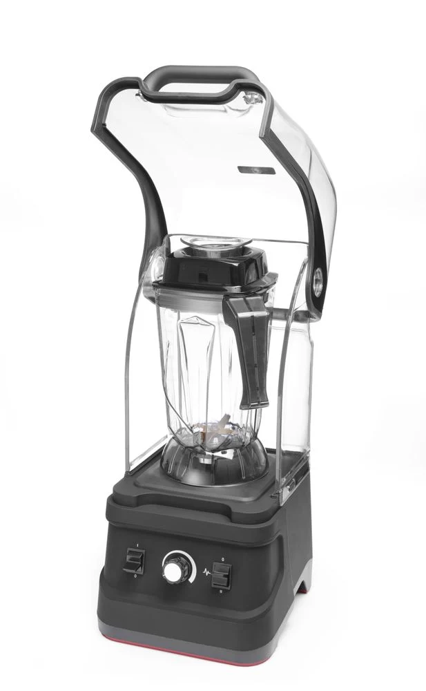 HENDI Mixer mit Schallschutzhaube – 2,5 l – Schwarz – 230 V / 1680 W – 250 × 300 × 540 mm