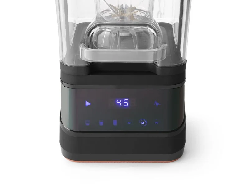 HENDI Digitaler Standmixer mit Schallgehäuse – 2,5 l – Schwarz – 230 V / 1680 W – 250 × 300 × 546 mm