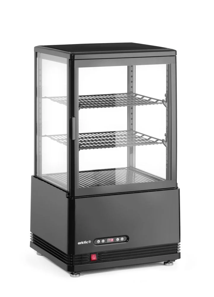 Arktic Aufsatz-Kühlvitrine 58 Liter – schwarz – 230 V / 170 W – 406 × 452 × 830 mm