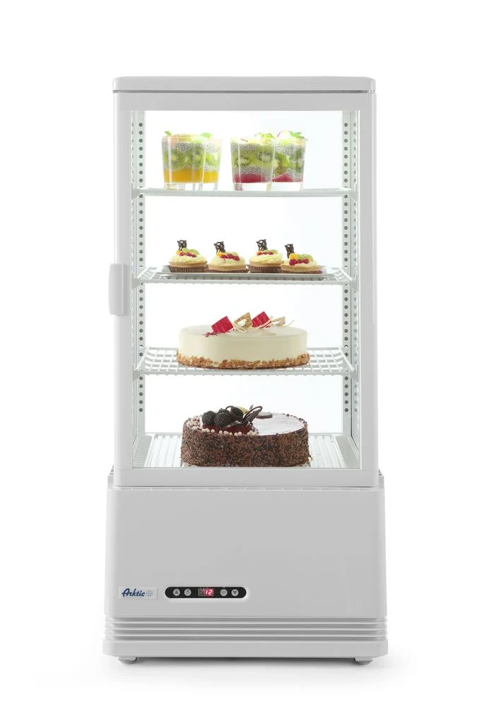 Arktic Aufsatz-Kühlvitrine 78 Liter – Weiß – 230 V / 170 W – 397 × 444 × 940 mm