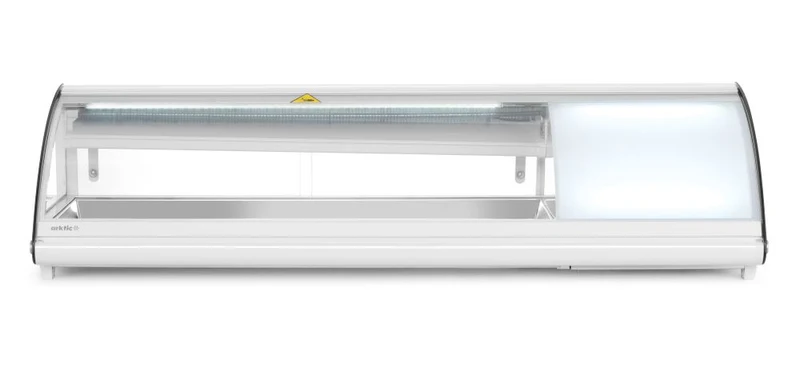 Arktic Sushi-Vitrine 5x GN 1 / 3 – 230 V / 160 W – 445 × 1307 × 327 mm