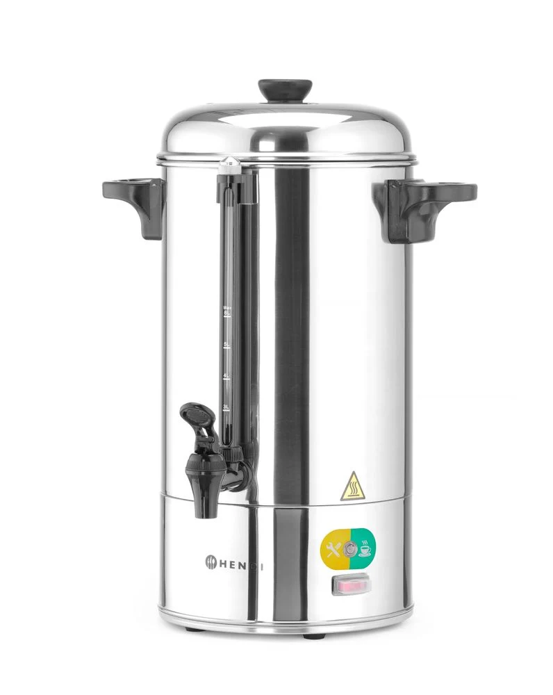 HENDI Perkolatoren einwandig – 6 l – 230 V / 1500 W – 355 × 355 × 470 mm