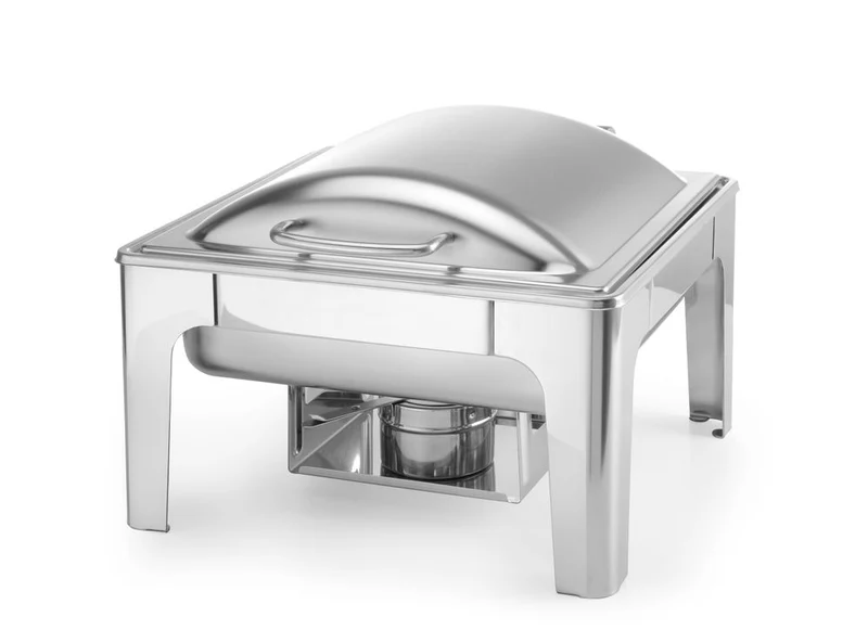 HENDI Chafing Dish GN 2 / 3 – satiniert – Profi Line – 6 l – 395 × 430 × 290 mm