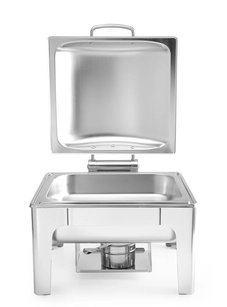 HENDI Chafing Dish GN 2 / 3 – satiniert – Profi Line – 6 l – 395 × 430 × 290 mm